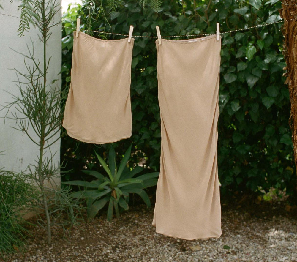 DÔEN Slips | Knee Length Skirt Slip Sand Dollar - Women