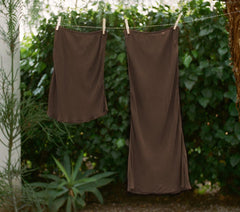 DÔEN Slips | Mini Skirt Slip Umber - Women