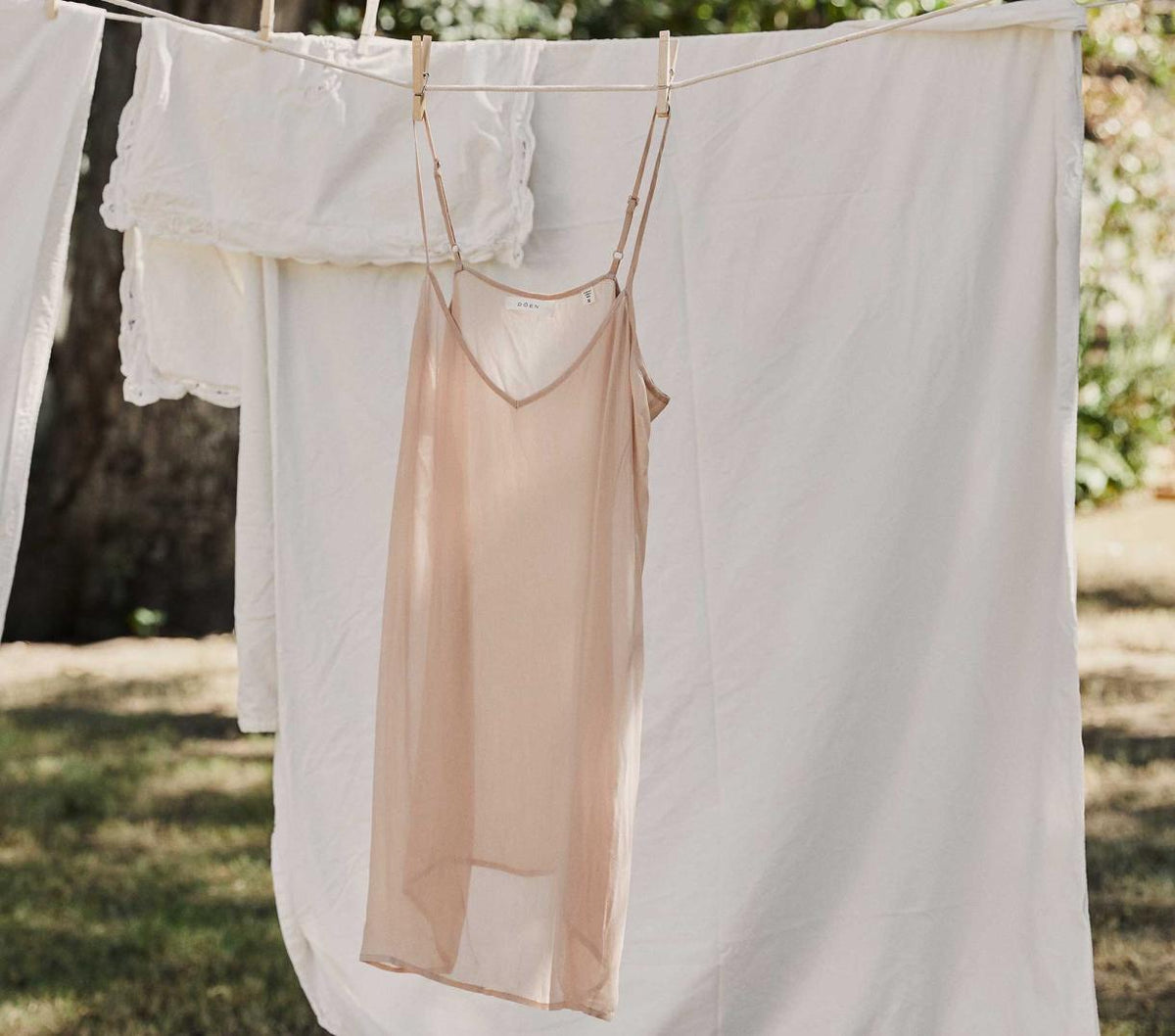 DÔEN Slips | Short Deep V-Neck Slip Conch - Women