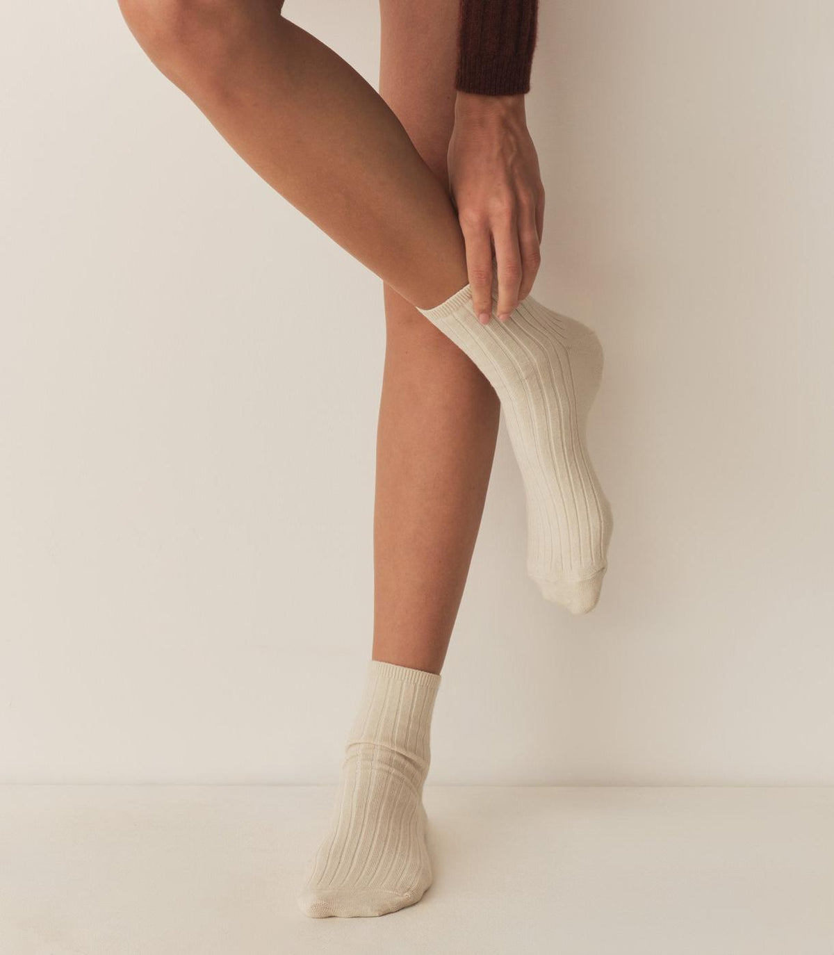 DÔEN Socks &amp; Tights | COLLÉGIEN Ankle Sock Doux Agneaux - Women