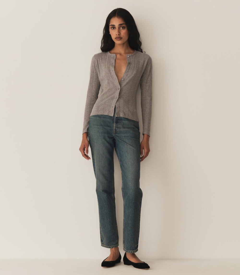 DÔEN Tees | Amelie Tee Heather Grey - Women