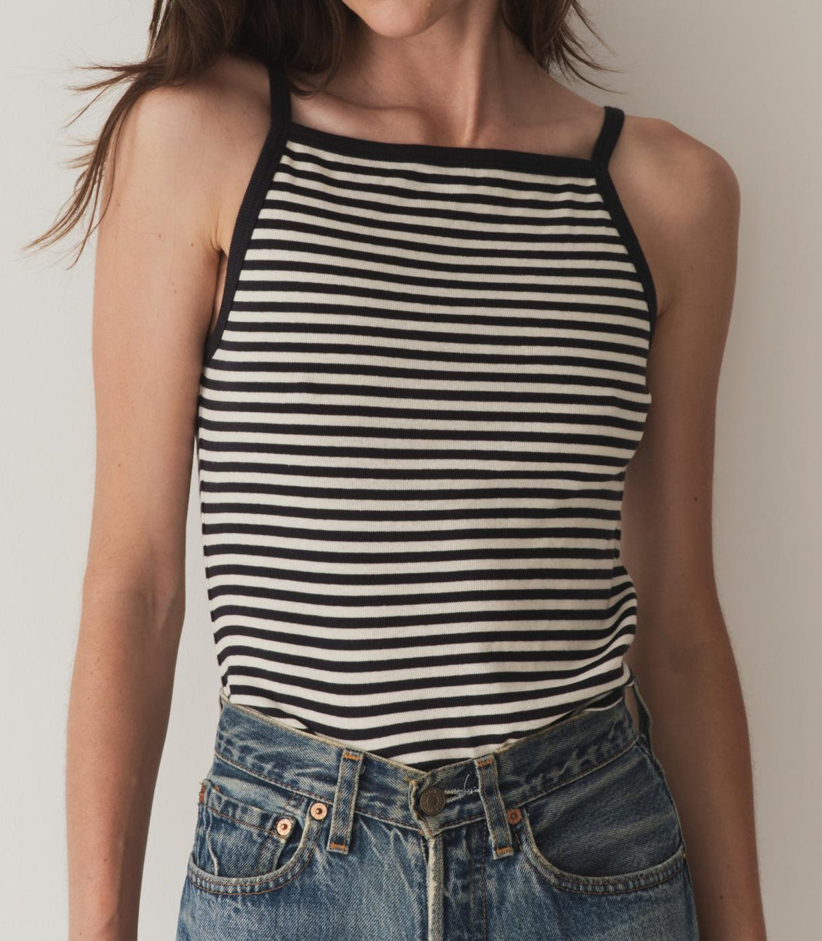DÔEN Tees | Angie Tank Nantucket Stripe - Women