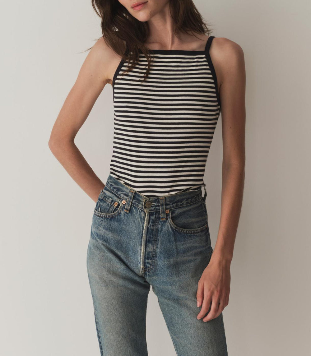 DÔEN Tees | Angie Tank Nantucket Stripe - Women