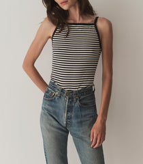 DÔEN Tees | Angie Tank Nantucket Stripe - Women
