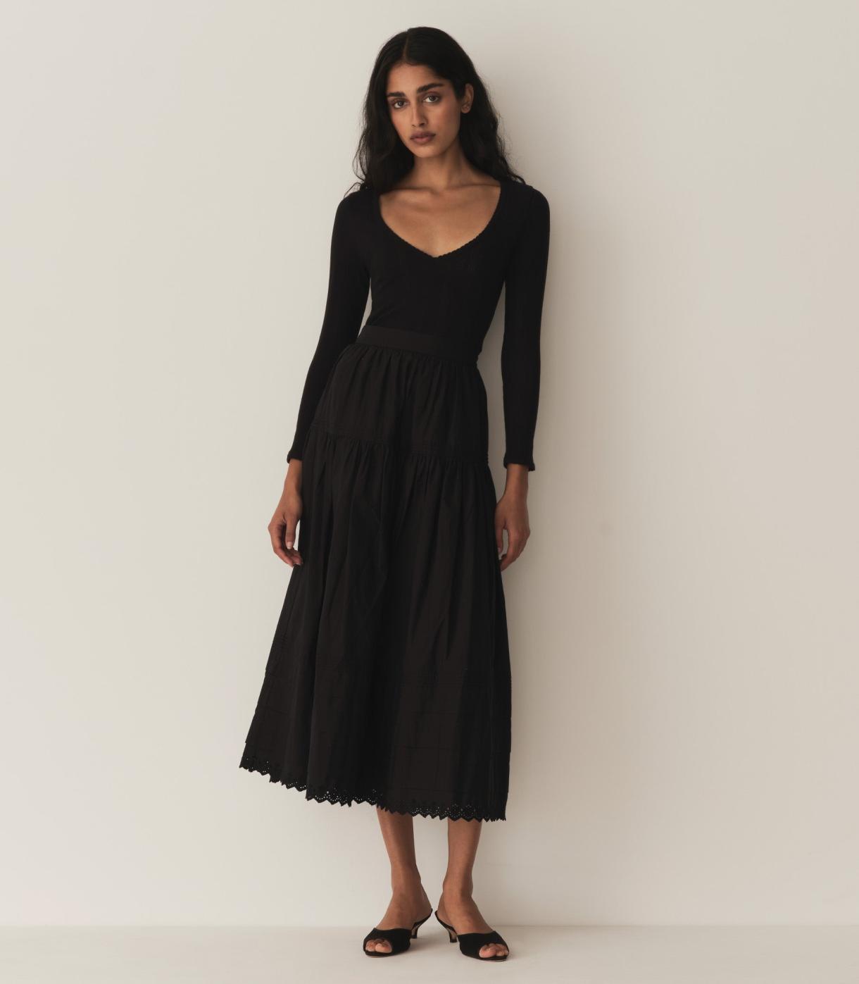 DÔEN Tees | Cilla Tee Black - Women