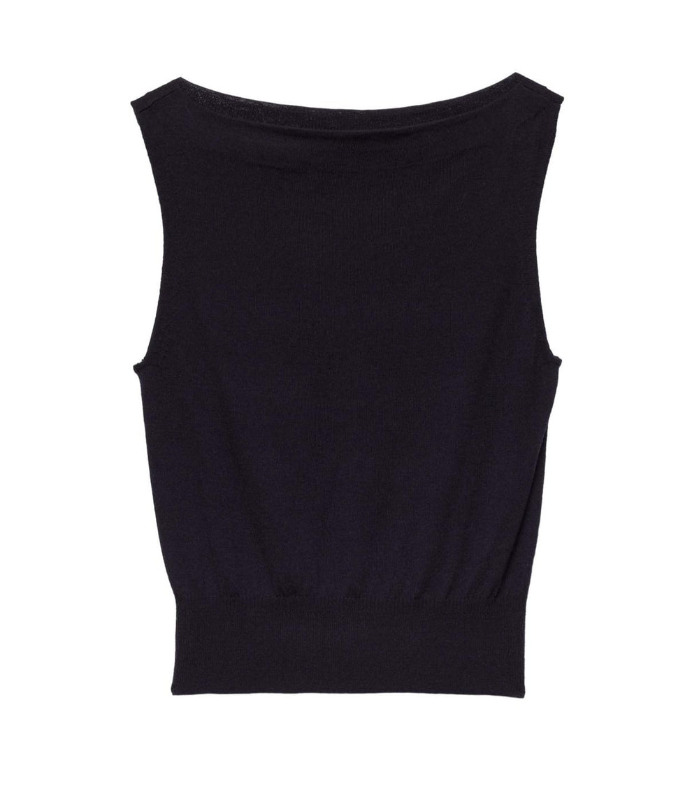 DÔEN Tees | Honore Knit Tank Deep Navy - Women
