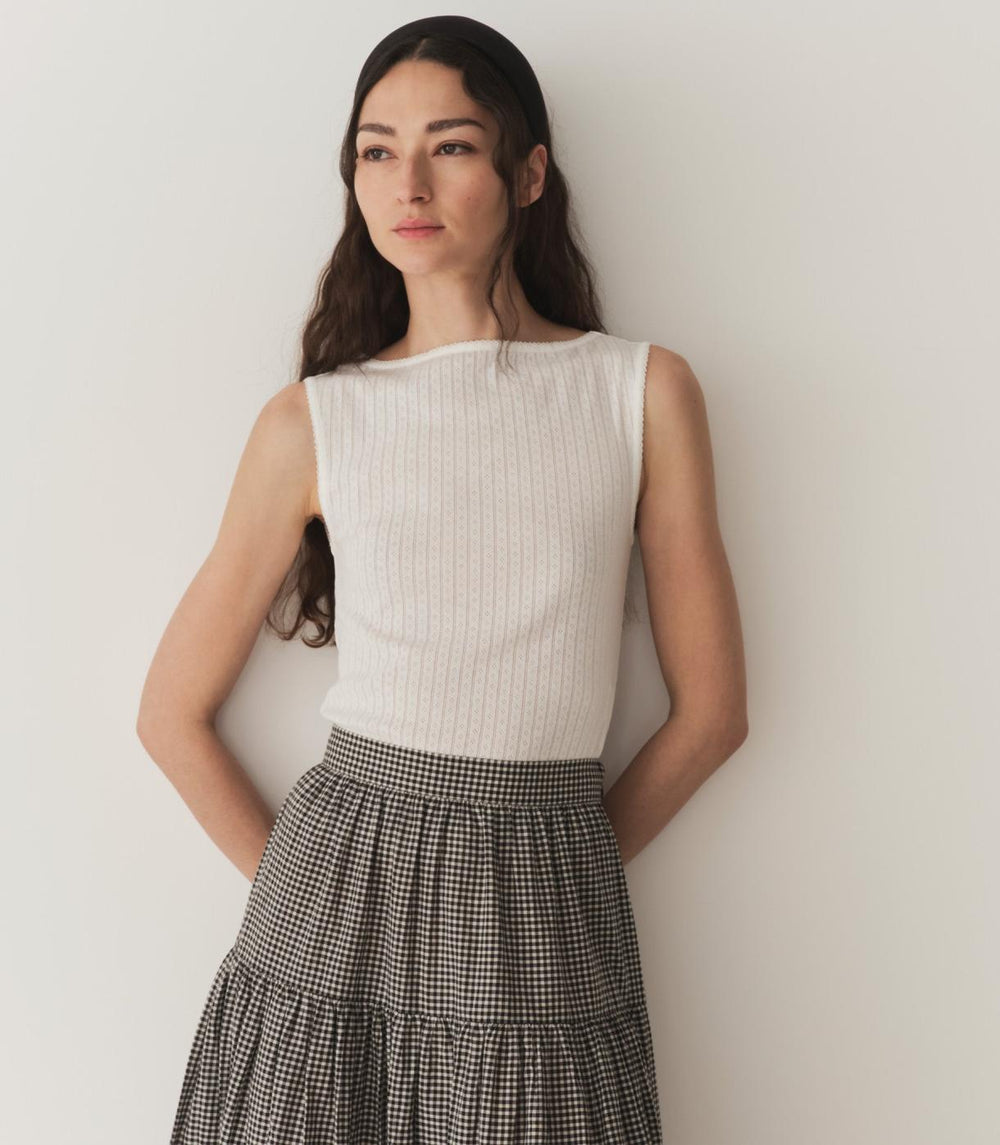 DÔEN Tees | Ida Tank Salt - Women