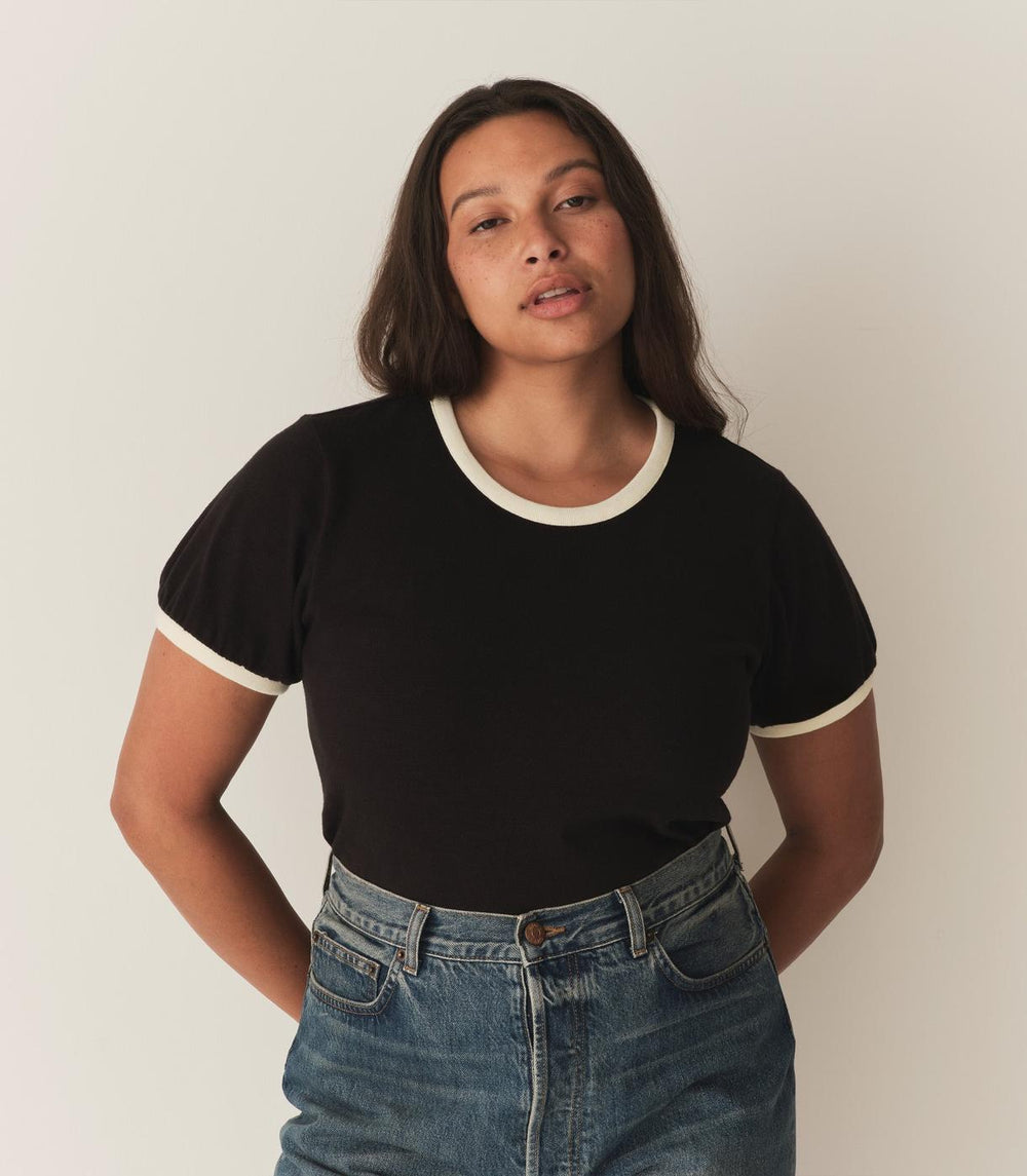 DÔEN Tees | Mandi Tee Black - Women