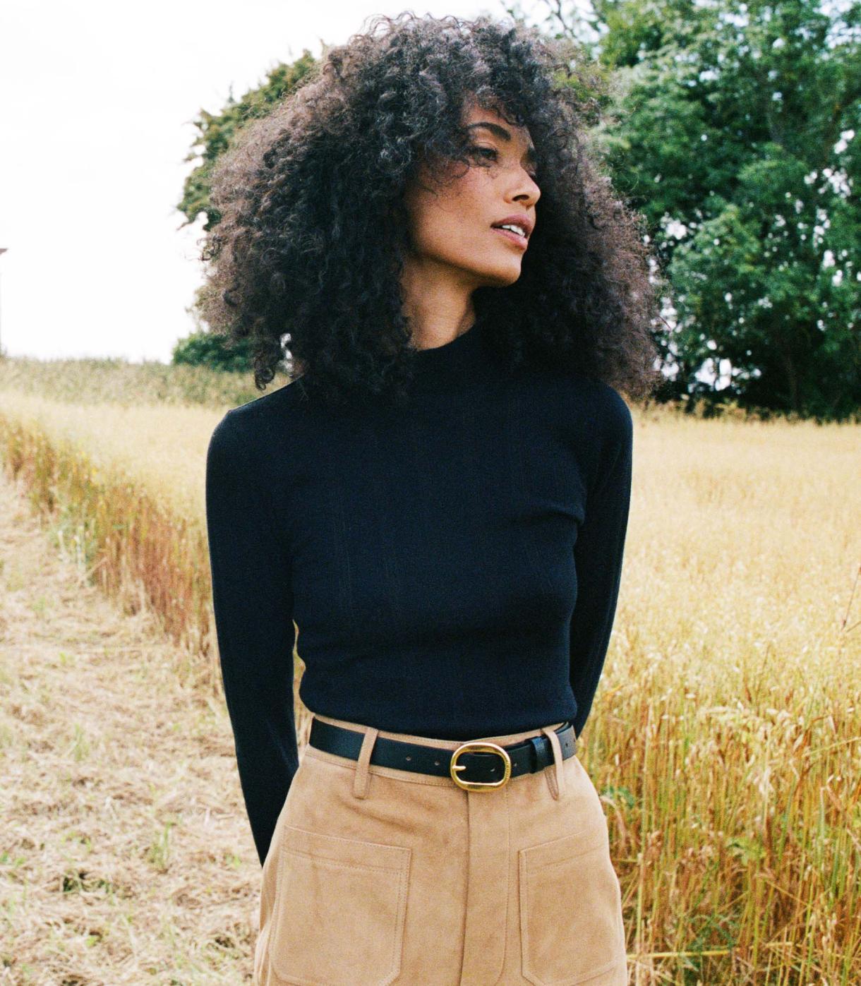 DÔEN Tees | Nessa Tee Black - Women