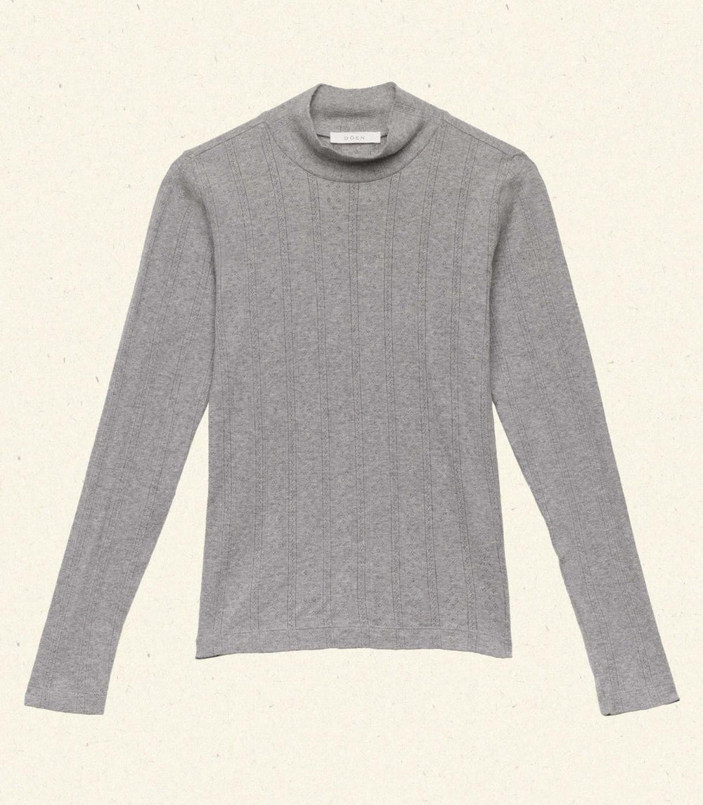 DÔEN Tees | Nessa Tee Heather Grey - Women