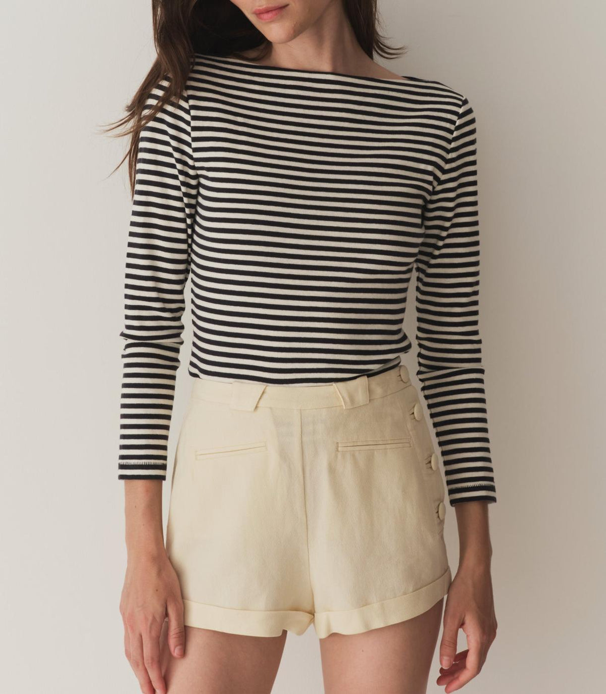 DÔEN Tees | Paulette Tee Nantucket Stripe - Women