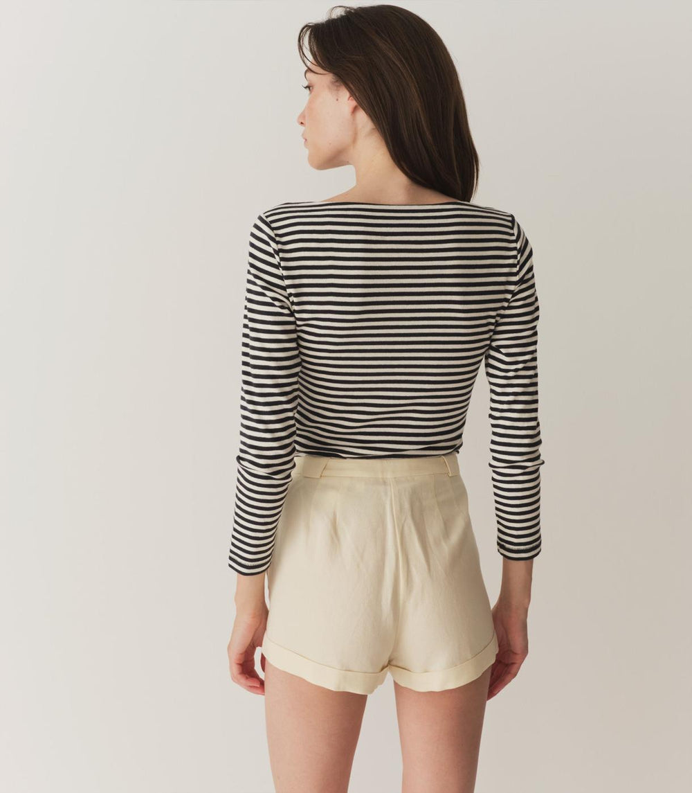 DÔEN Tees | Paulette Tee Nantucket Stripe - Women