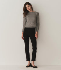 DÔEN Tees | Paulette Tee Noir La Maddalena Gingham - Women