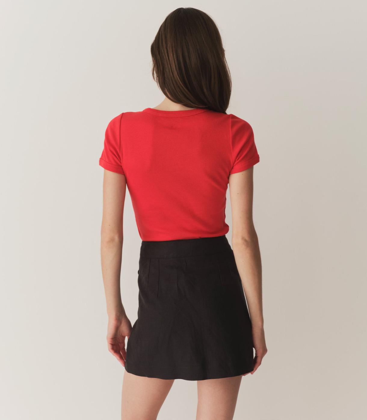 DÔEN Tees | Vivi Tee Scarlet - Women