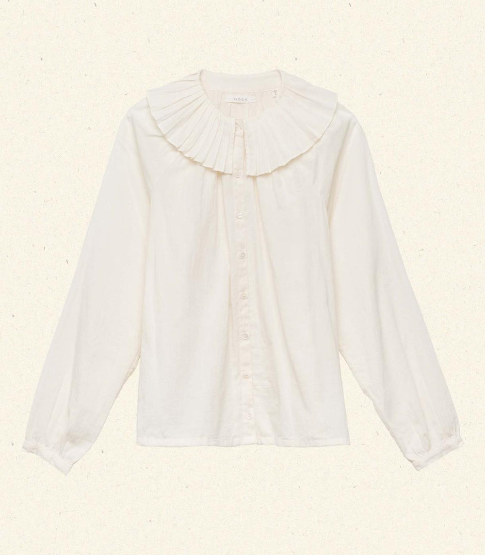 DÔEN Tops | Aster Top Mother Of Pearl - Women