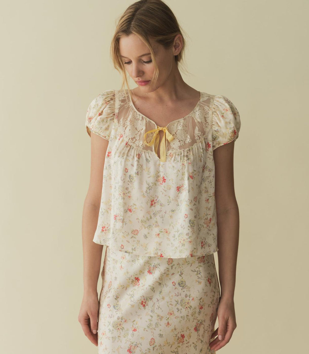 DÔEN Tops | Camri Top Flowering Meadow - Women
