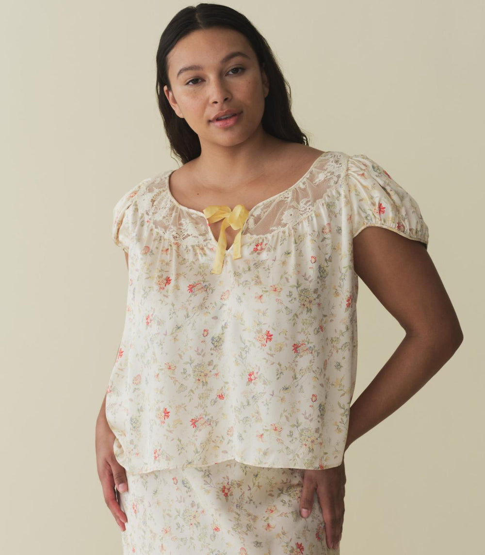DÔEN Tops | Camri Top Flowering Meadow - Women