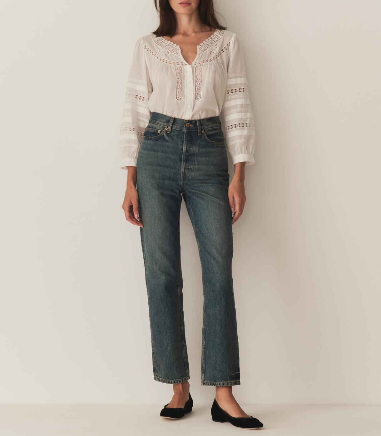 DÔEN Tops | Celeste Top Salt - Women