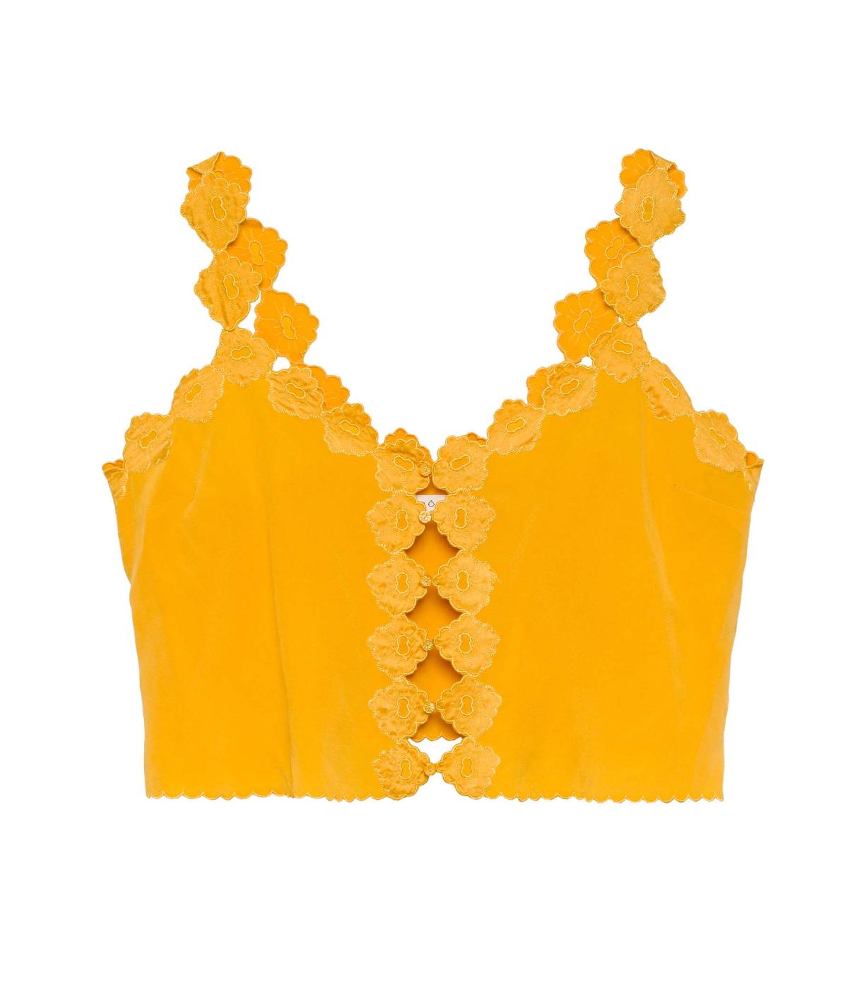 DÔEN Tops | Flores Top Goldenrod - Women