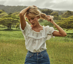 DÔEN Tops | Frances Top Salt Lace - Women