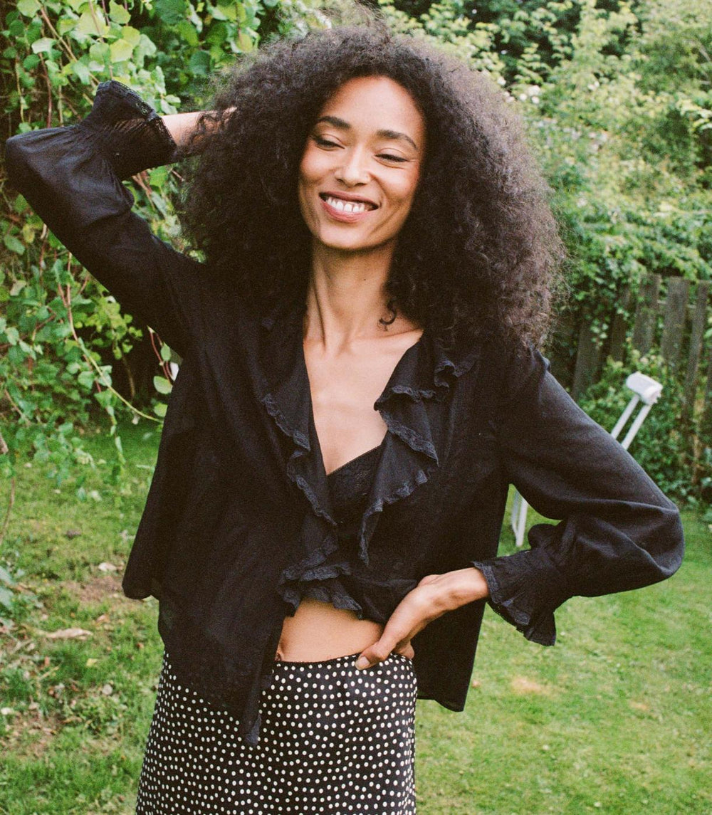 DÔEN Tops | Hardy Top Black - Women