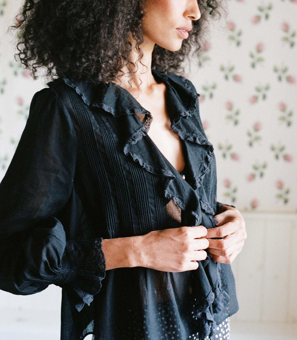 DÔEN Tops | Hardy Top Black - Women
