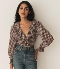 DÔEN Tops | Hardy Top Delphine Plaid - Women