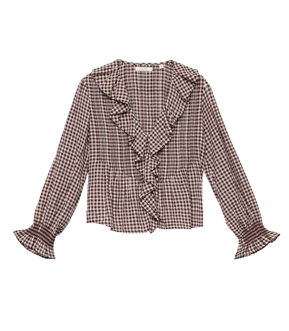 DÔEN Tops | Hardy Top Delphine Plaid - Women
