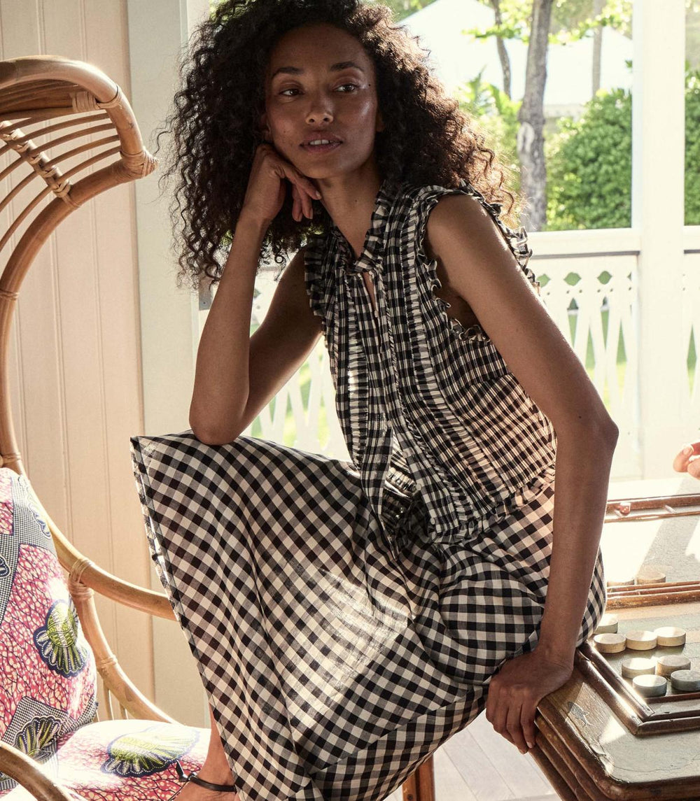 DÔEN Tops | Harietta Top Marilyn Gingham - Women