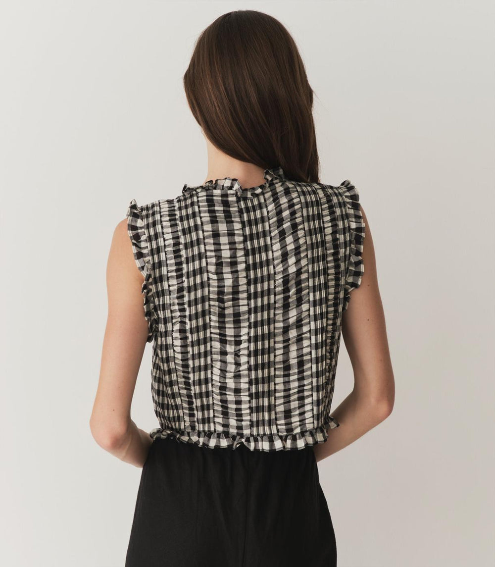 DÔEN Tops | Harietta Top Marilyn Gingham - Women