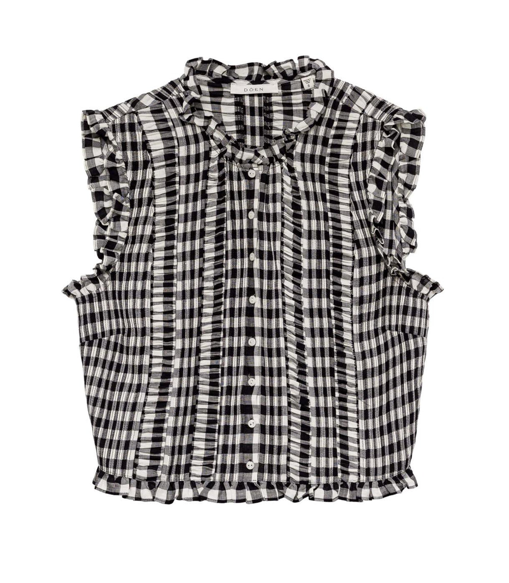 DÔEN Tops | Harietta Top Marilyn Gingham - Women