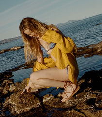 DÔEN Tops | Hava Linen Top Sunflower - Women