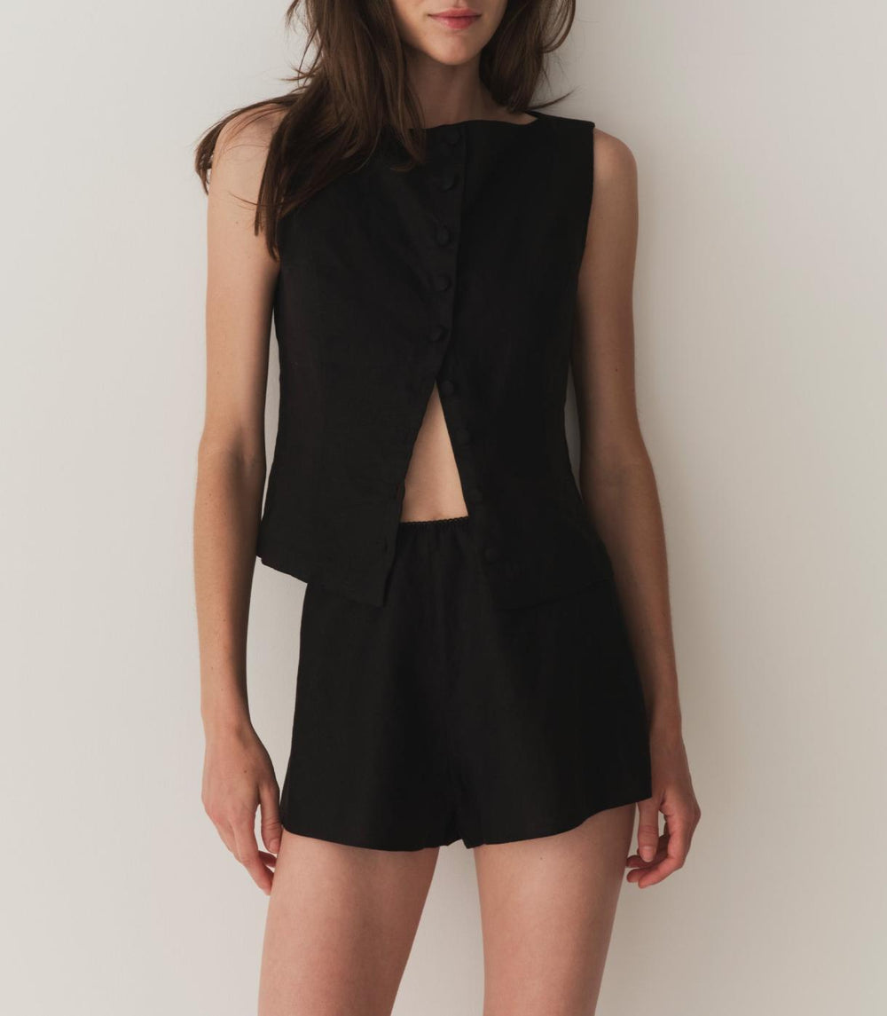 DÔEN Tops | Hayden Top Black - Women