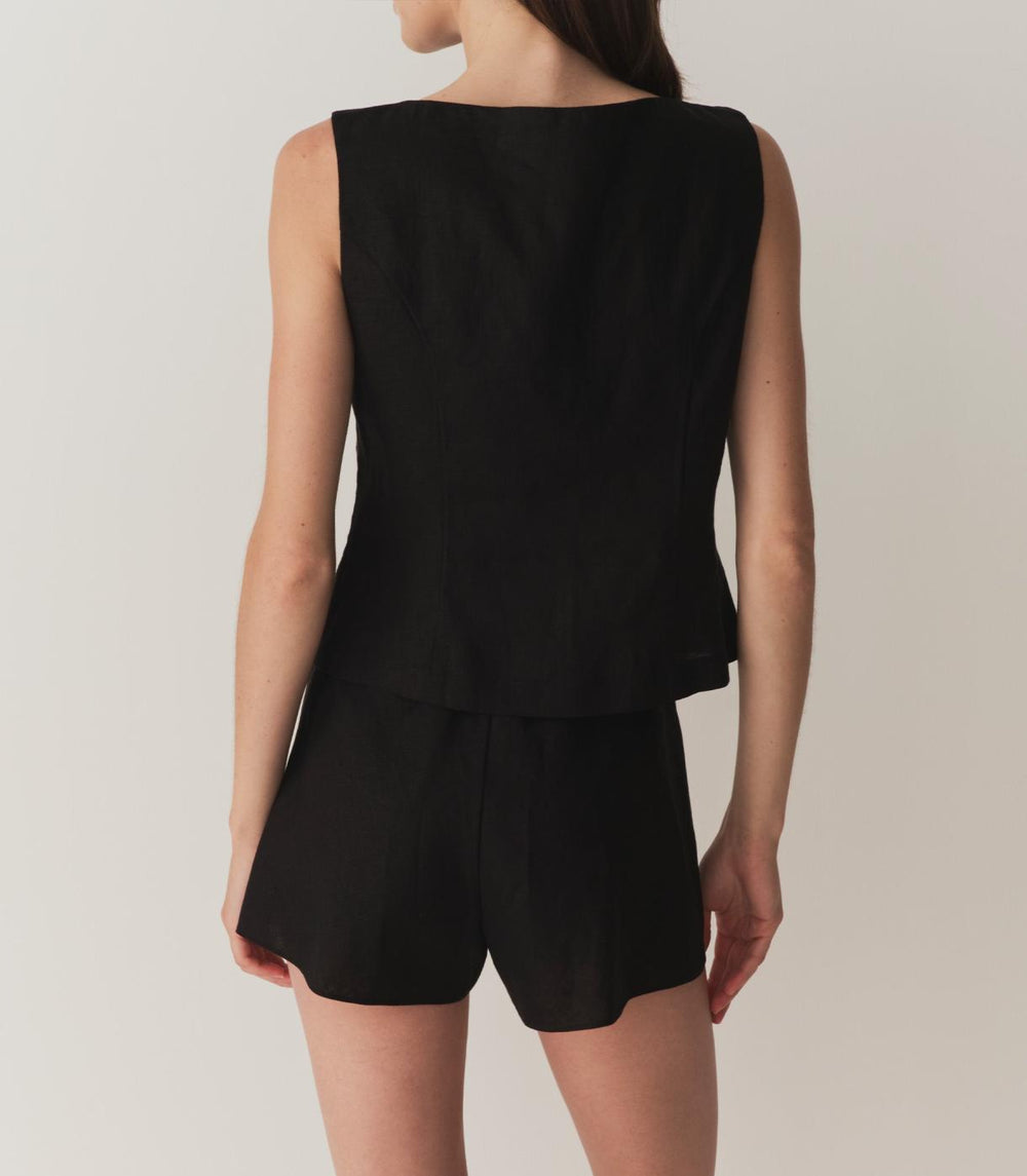 DÔEN Tops | Hayden Top Black - Women