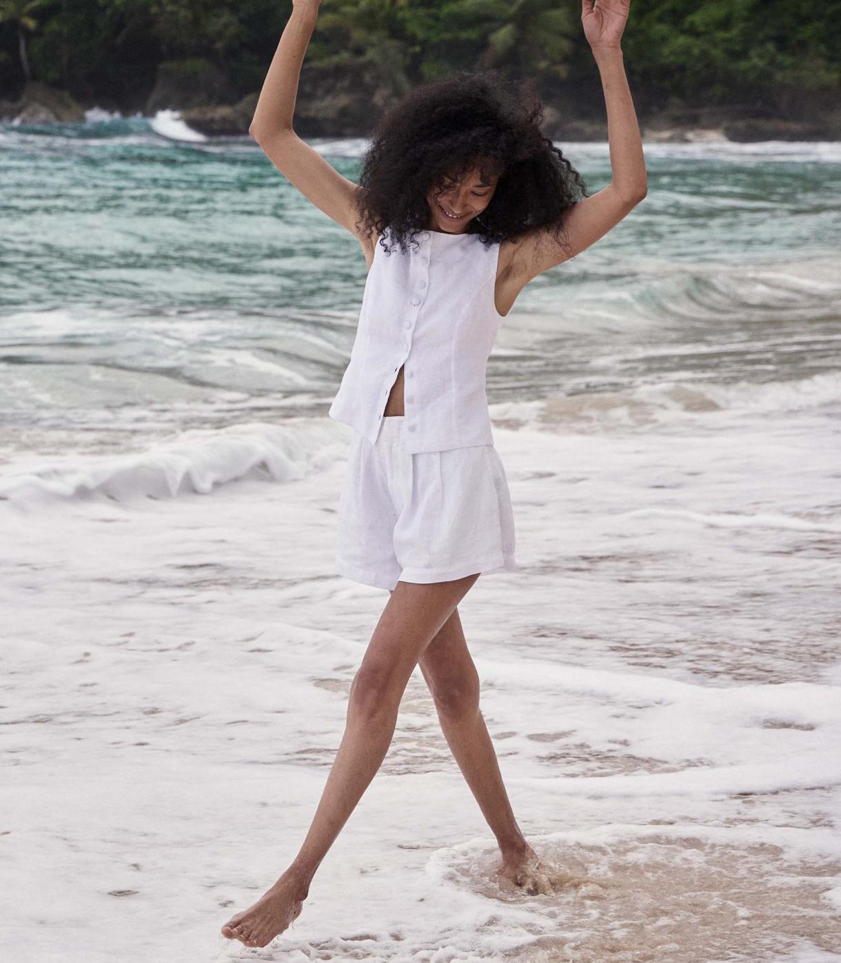 DÔEN Tops | Hayden Top Salt - Women