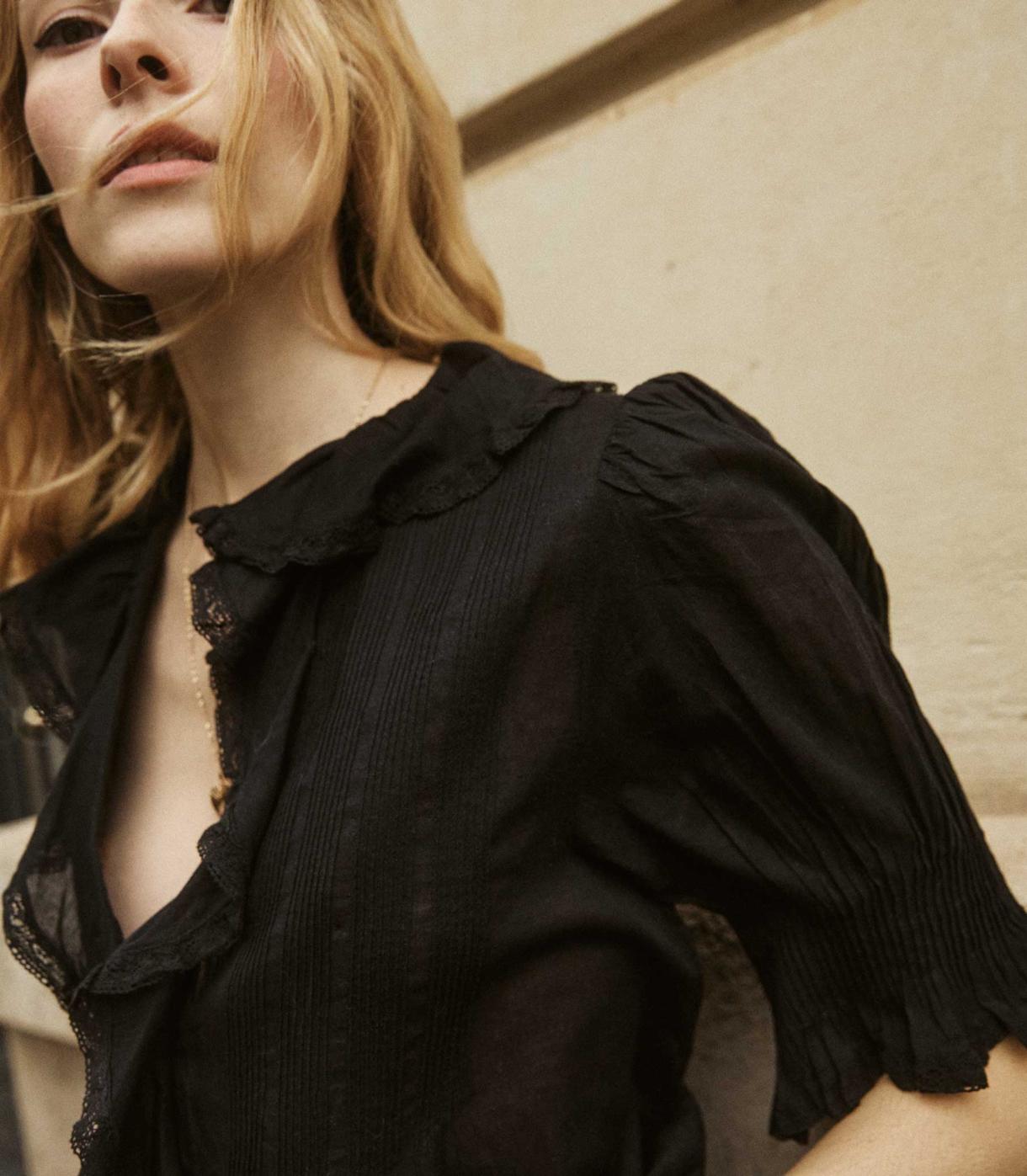 DÔEN Tops | Henri Top Black - Women