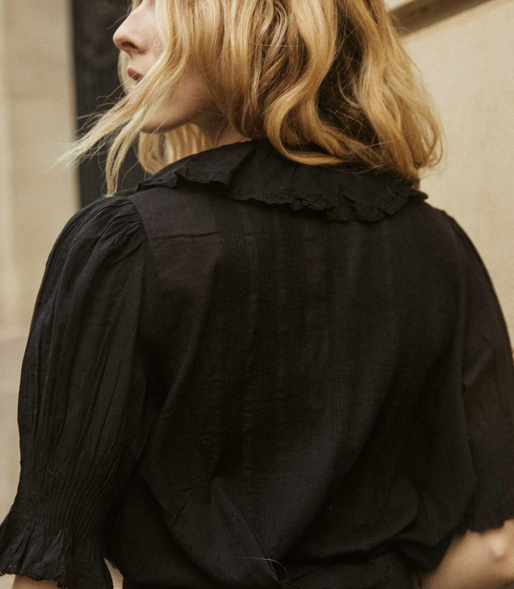 DÔEN Tops | Henri Top Black - Women