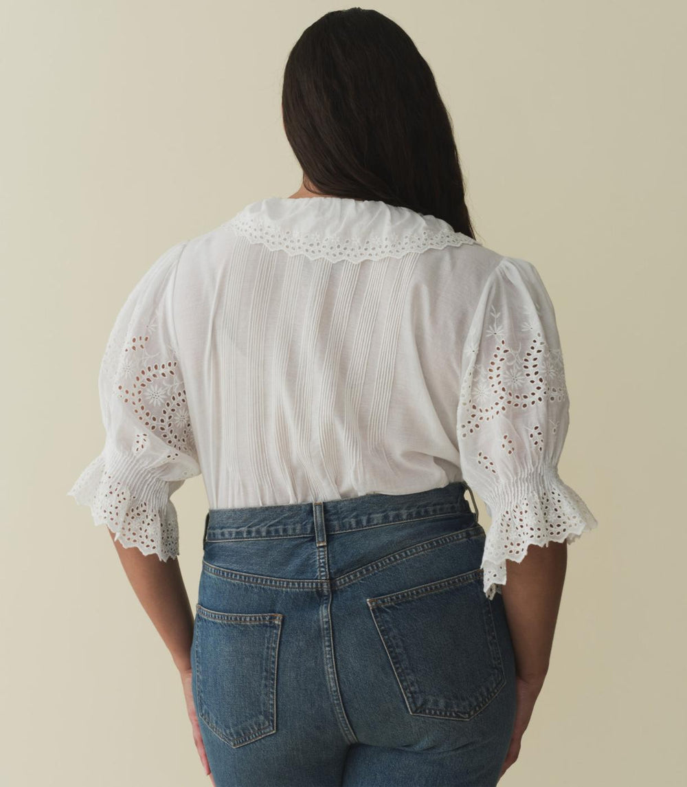 DÔEN Tops | Henri Top Salt Eyelet - Women
