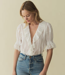 DÔEN Tops | Henri Top Salt Eyelet - Women