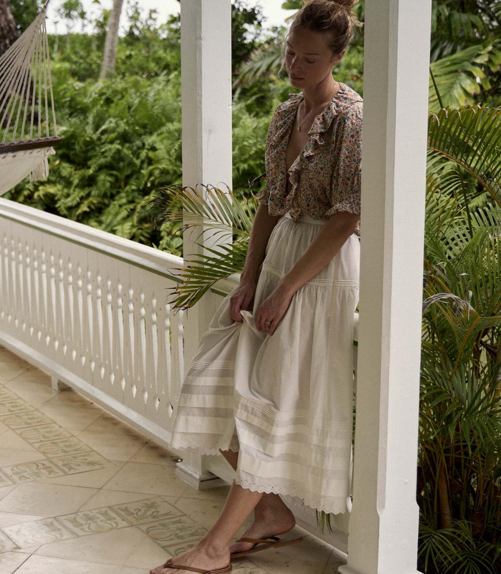 DÔEN Tops | Henri Top Wild Clover Floral - Women