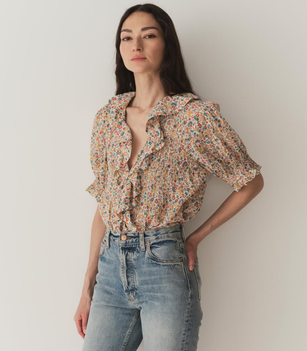 DÔEN Tops | Henri Top Wild Clover Floral - Women