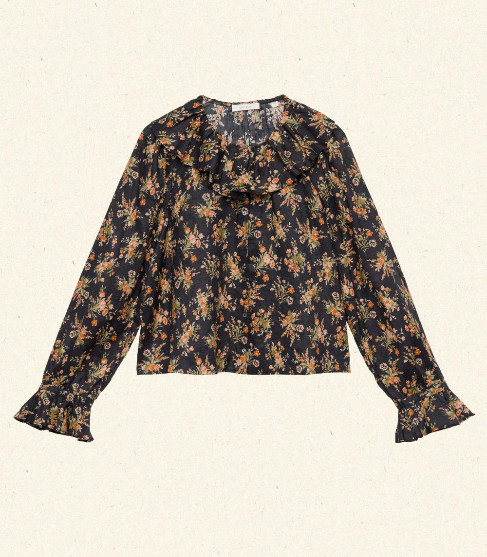 DÔEN Tops | Jamie Top Foxglove Floral - Women