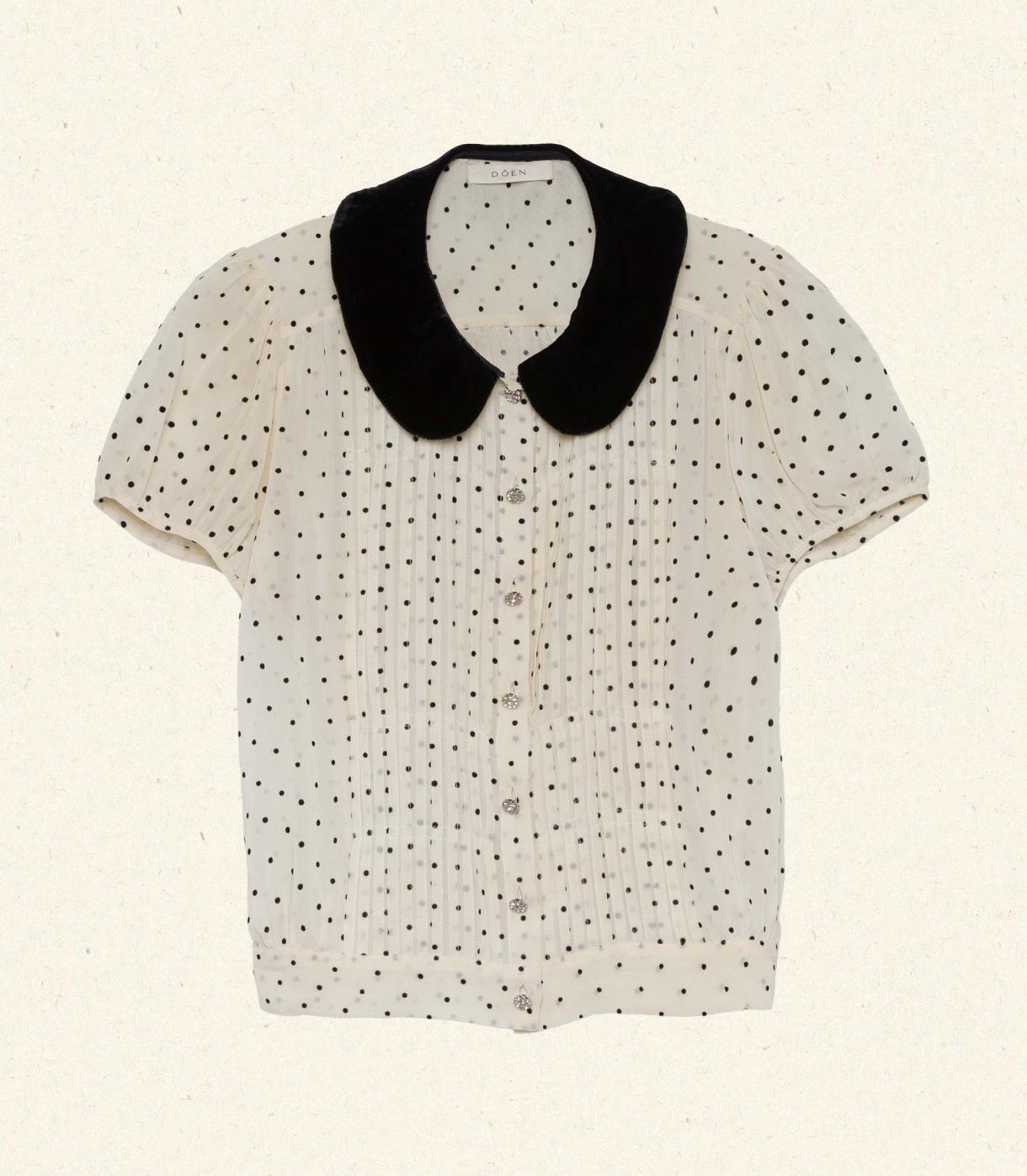 DÔEN Tops | Madeline Top Mother Of Pearl Dot - Women