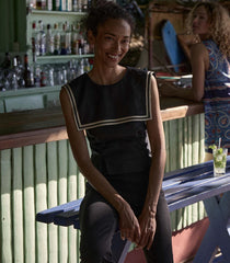 DÔEN Tops | Margie Top Black - Women