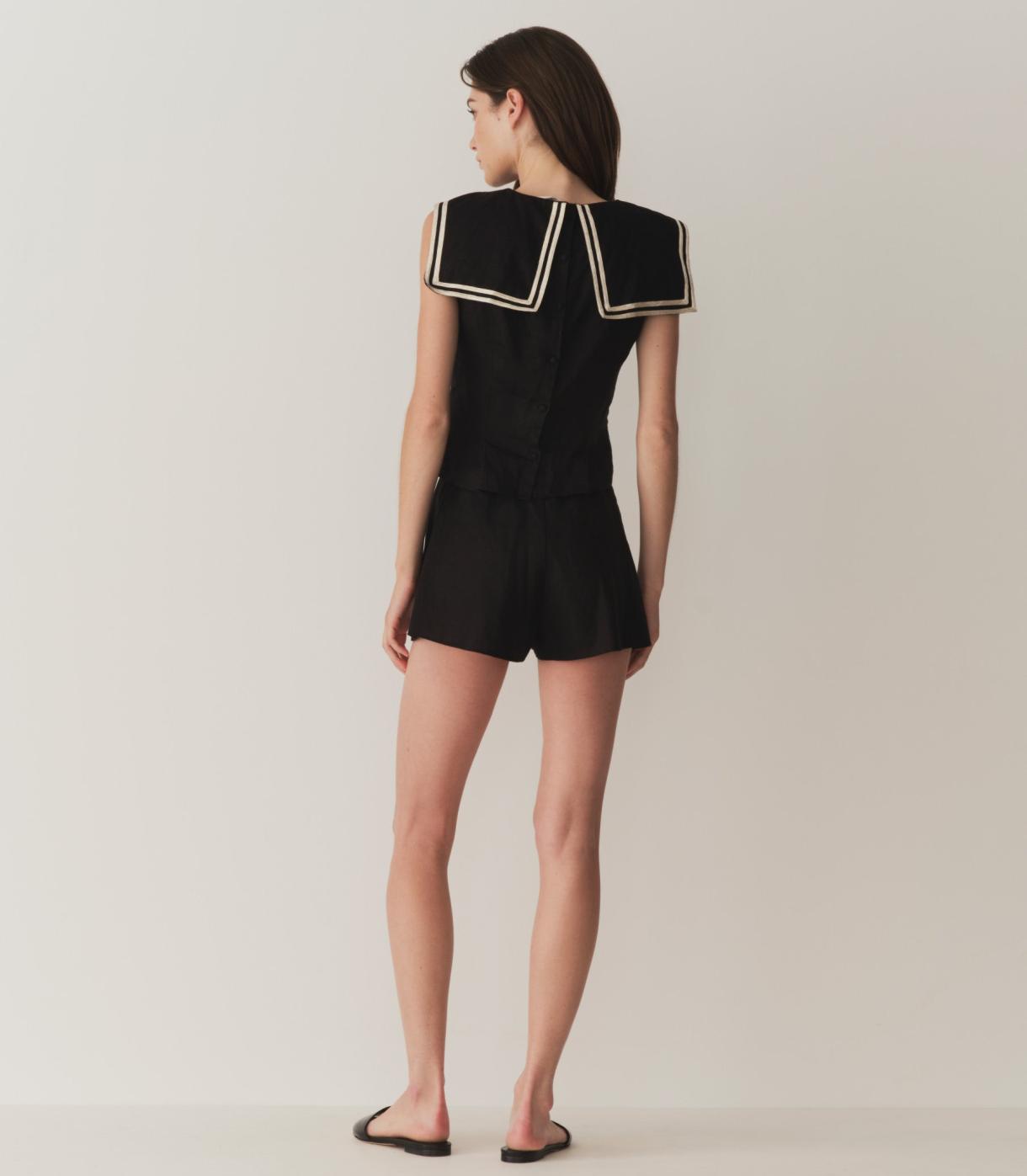 DÔEN Tops | Margie Top Black - Women