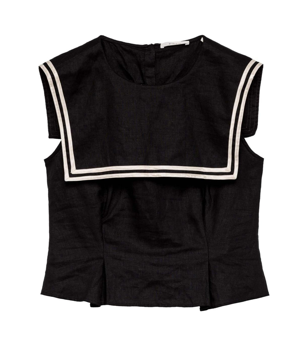 DÔEN Tops | Margie Top Black - Women