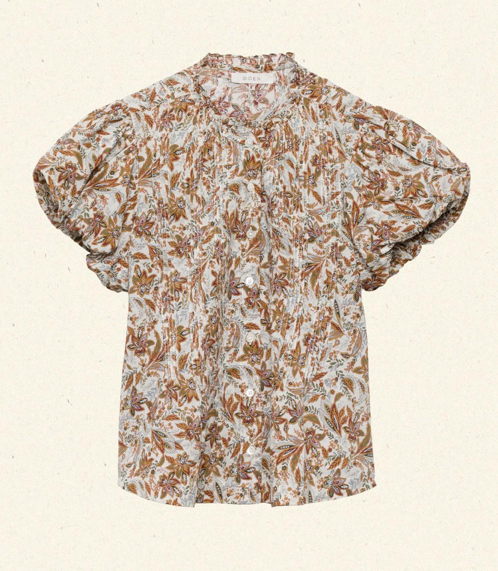 DÔEN Tops | Millie Top Blanc Narcissus Floral - Women