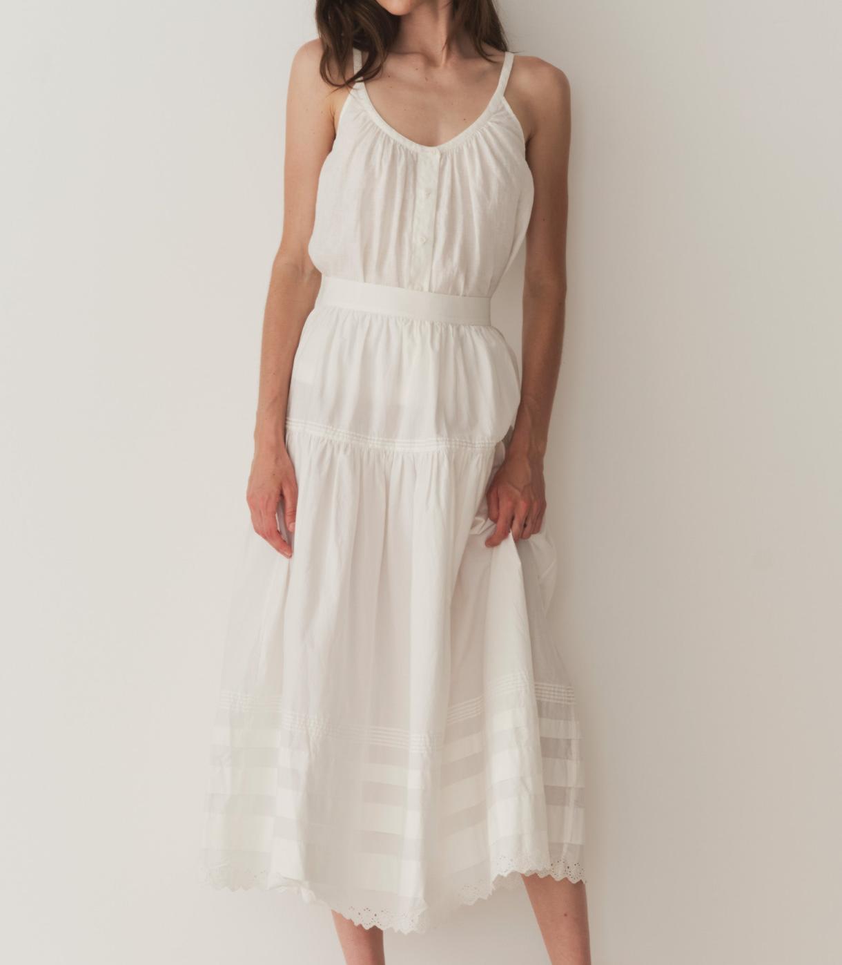 DÔEN Tops | Nalina Linen Top Salt - Women