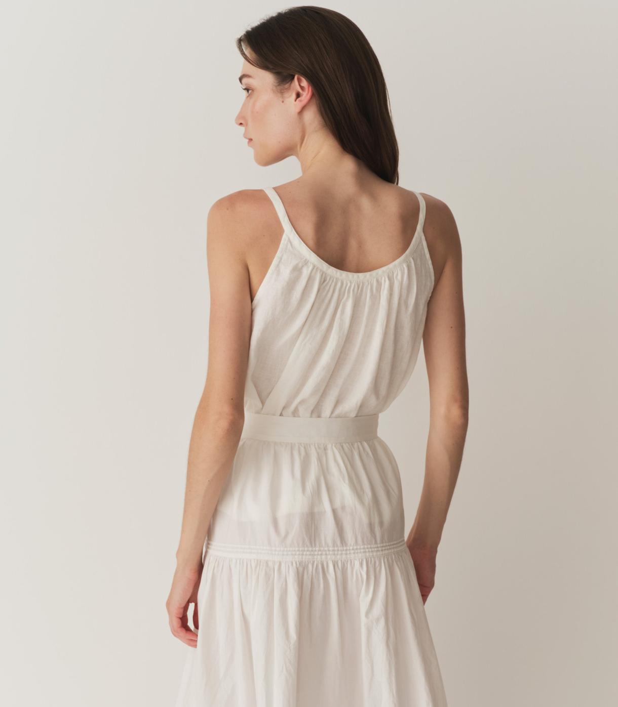 DÔEN Tops | Nalina Linen Top Salt - Women