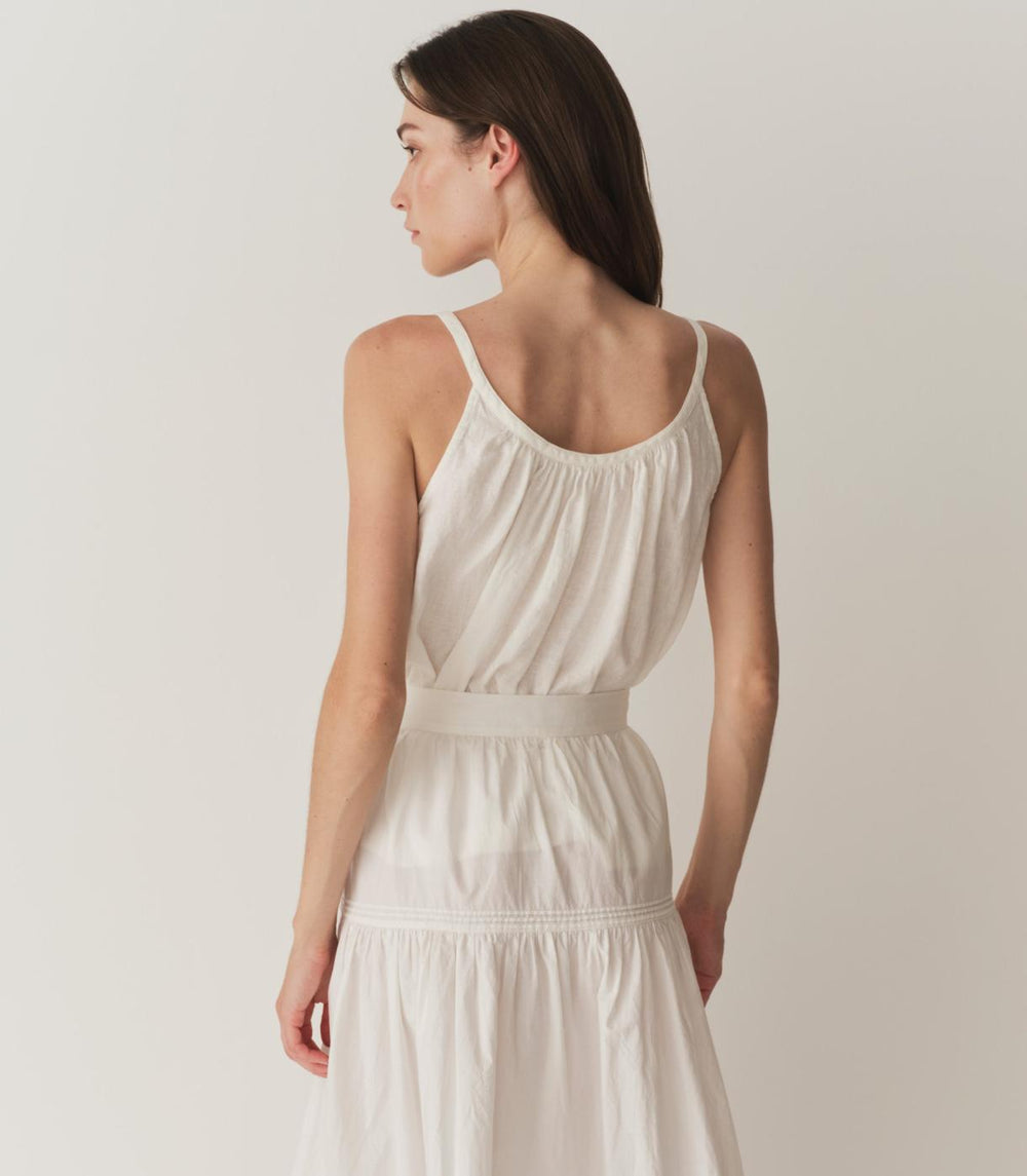 DÔEN Tops | Nalina Linen Top Salt - Women